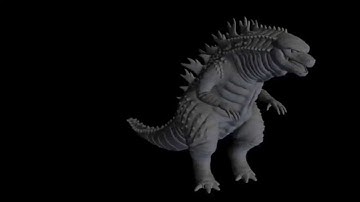 My Godzilla 3D Model Turntable