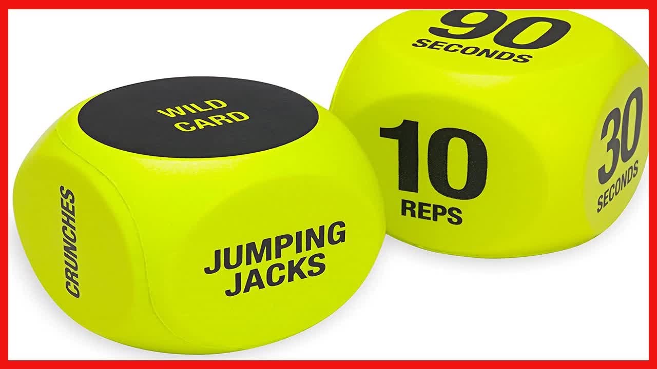 Great product -  SPRI Exercise Dice (6-Sided) - Game for Group Fitness & Exercise Classes - Includes