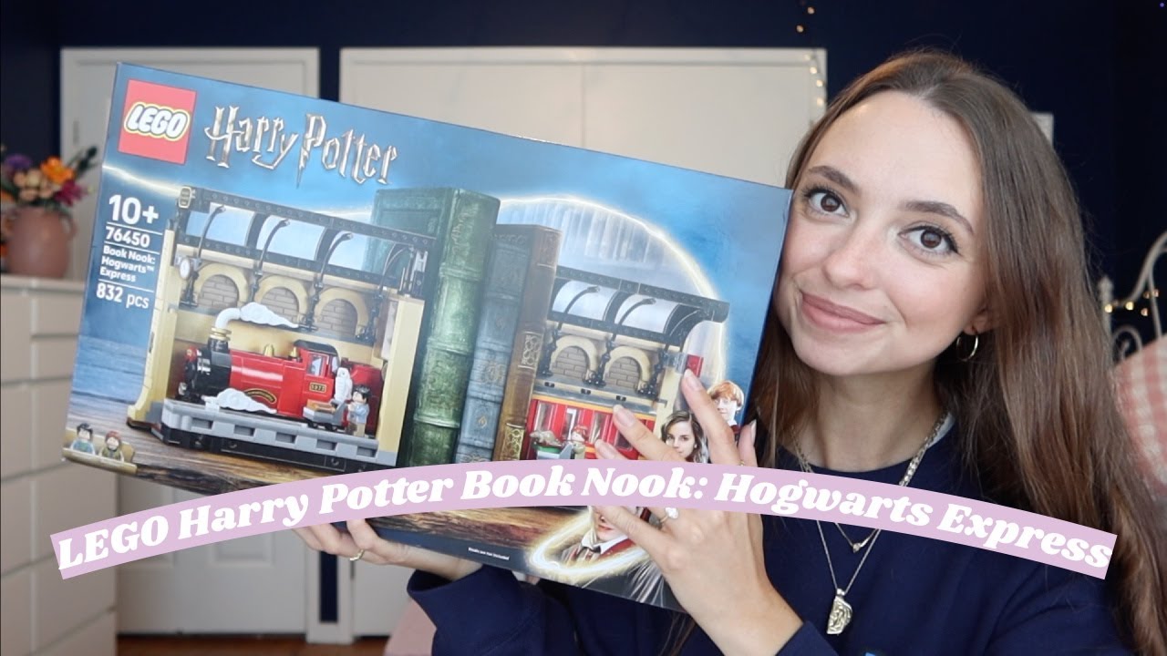 Building the LEGO Harry Potter Book Nook: Hogwarts Express Set!