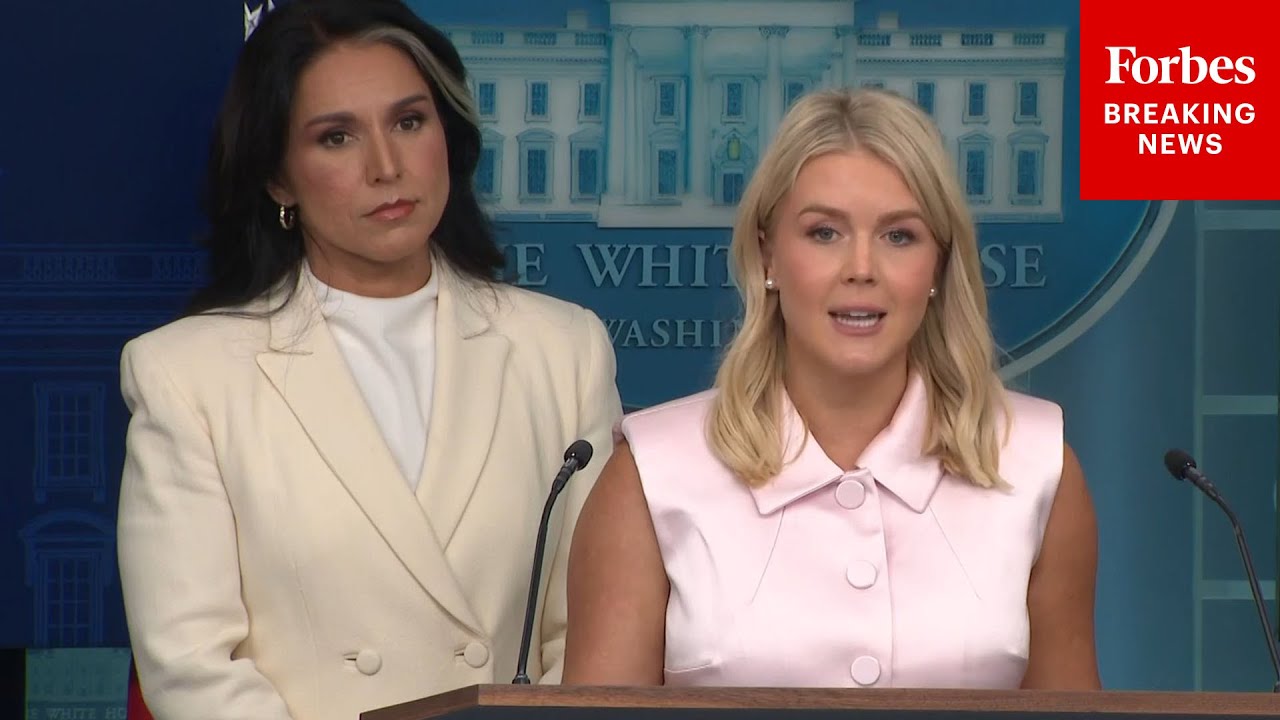Karoline Leavitt & Tulsi Gabbard Hold White House Press Briefing After Obama Report