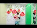 Handmade Wallpaper | Roses 3d wall painting design ideas with Spray
