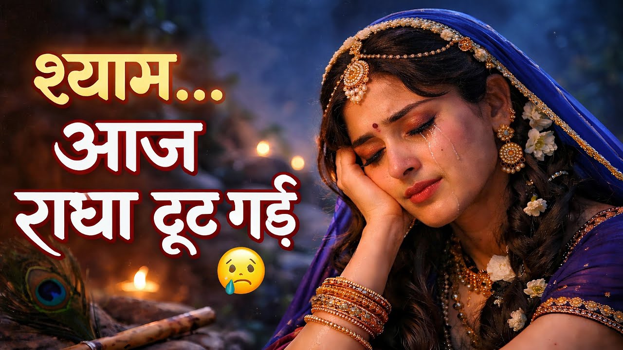 “श्याम… आज राधा टूट गई 😢 | भावुक राधा कृष्ण भजन”