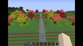 Minecraft Autumn park