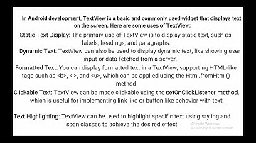 TextView Widgets in Android: Essential Guide for Beginners