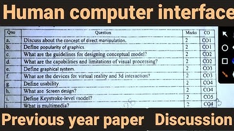 human computer interface| Question Paper|Aktu|hci|Unit-1,2,3,4,5|important question|hci question