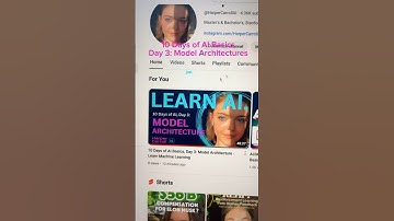 Guide to Model Architectures out now!! Learn ai #artificialintelligence #learn #ai #deeplearning