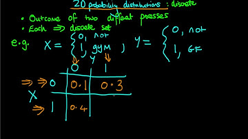 Two-dimensional discrete distributions: an introduction