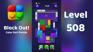 Information Block Out Level 508 Walkthrough 🧩 | All Levels Solution | Mini Boss Guide