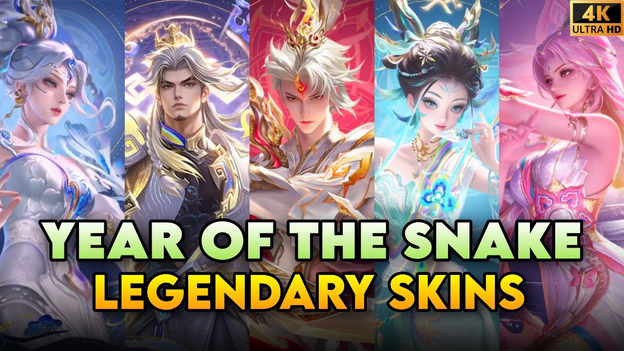 ВСЕ 6 ЛЕГЕНДАРНЫХ ОБЛИКОВ ЛУННОГО НОВОГО ГОДА | Год Змеи | Честь королей