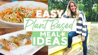 Healthy Plant Based Dinner Ideas || Vegan Friendly Myka Stauffer