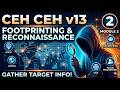 CEH v 13 | Footprinting and Reconnaissance Lab | Module no 2 | Class 4