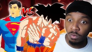 Goku Got Did DIRTY! REACTING To Goku VS Superman (Dragon Ball VS DC Comics) | DEATH BATTLE!