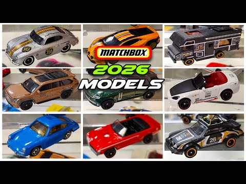 Preview - Matchbox 2026 New Models, Moving parts, Collectors, HW X