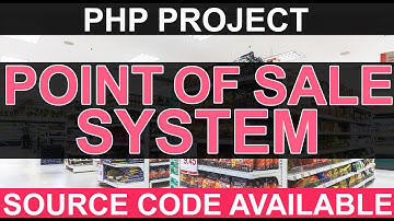 PHP PROJECT: Point of Sale POS System using HTML CSS JavaScript jQuery PHP MySQL - Source Code #tech