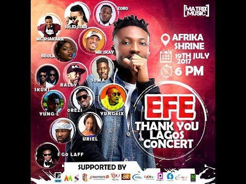 Efe Money (Winner BB Naija 2017) - LAGOS THANK YOU CONCERT COMING SOON (JULY 19TH 2017)