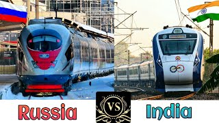 INDIAN RAILWAYS Vs RUSSIAN RAILWAYS Comparison in 2024 || India Vs Russia