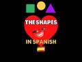 The shapes in Spanish