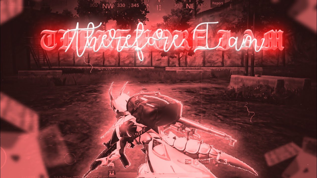 Therefore I am || Free preset alight motion || Pubg Gmv edit