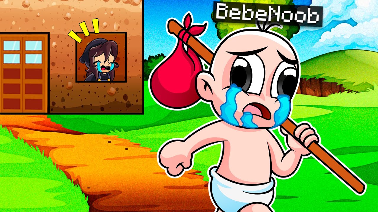 ¡BEBE NOOB SE VA DE MINECRAFT! 💔 😭