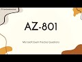 AZ-801 Configuring Windows Server Hybrid Advanced Services Exam Practice Questions with Explanations