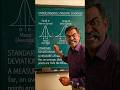 What is Standard Deviation in Statistics #learning #funny #statistics #shorts #viral #trend #trends
