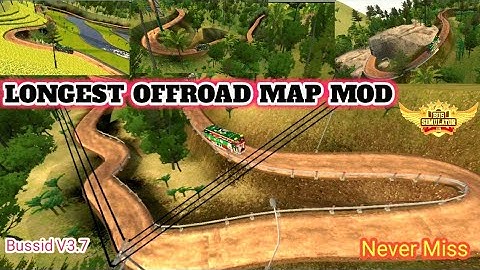 Mod Bussid V3.7.1 - Longest Off-Road Map Mod For Bus Simulator Indonesia || Bussid Mod ||