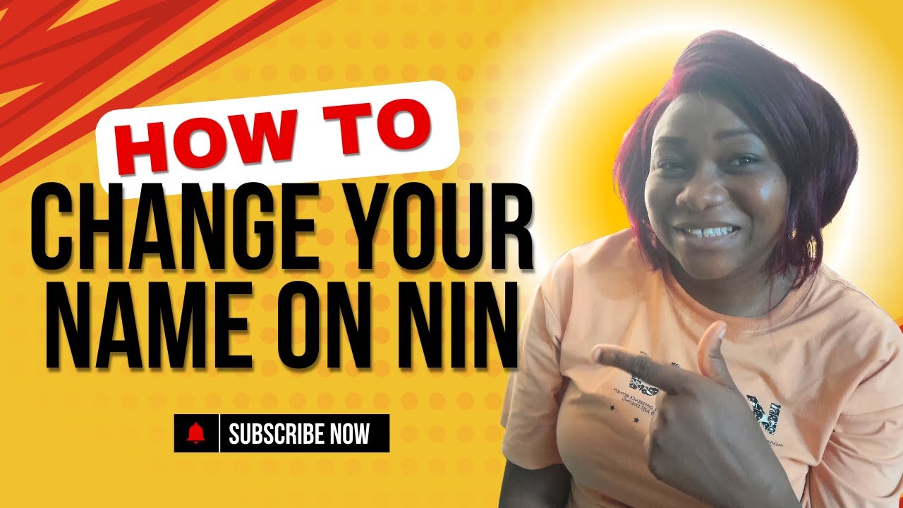 How to change your name on NIN
