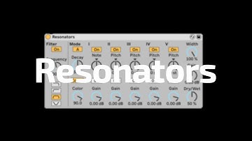 All About Ableton Audio Effects - Resonators