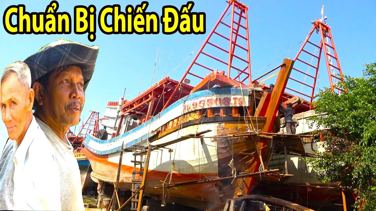 Ghe Cào Tắc Cậu - Kiên Giang Lên Ụ Sửa Chữa || Chuẩn Bị Đón Tết 2024