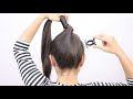 Small claw clip  high bun hairstyle using small clutcher pin  hairstyle for everyday