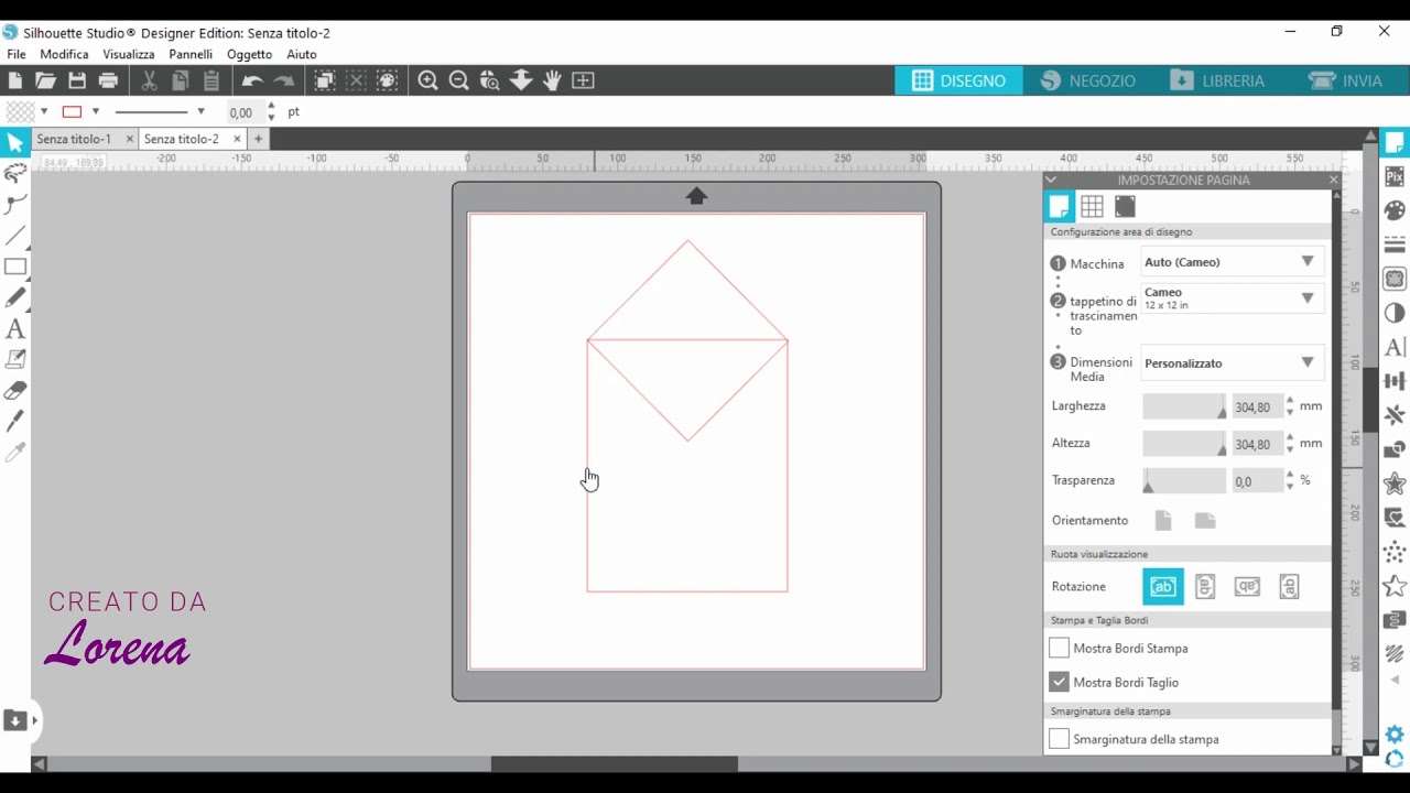 COME CREARE UNA TAG con silhouette studio Tutorial base