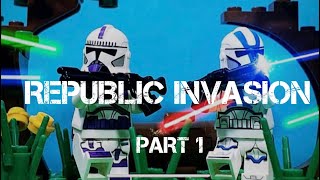 Republic Invasion: Part 1 - A Lego Star Wars Stop motion animation