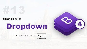 Dropdown & List group in Bootstrap 4 (Hindi) - 13