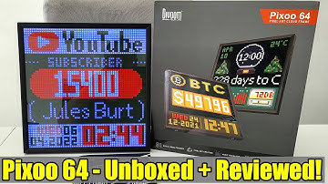 The Divoom Pixoo 64 - Unboxed + Reviewed - Incredible Pixel Art Display!