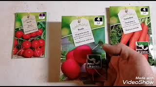 Semis de radis en ruban de chez LIDL - YouTube