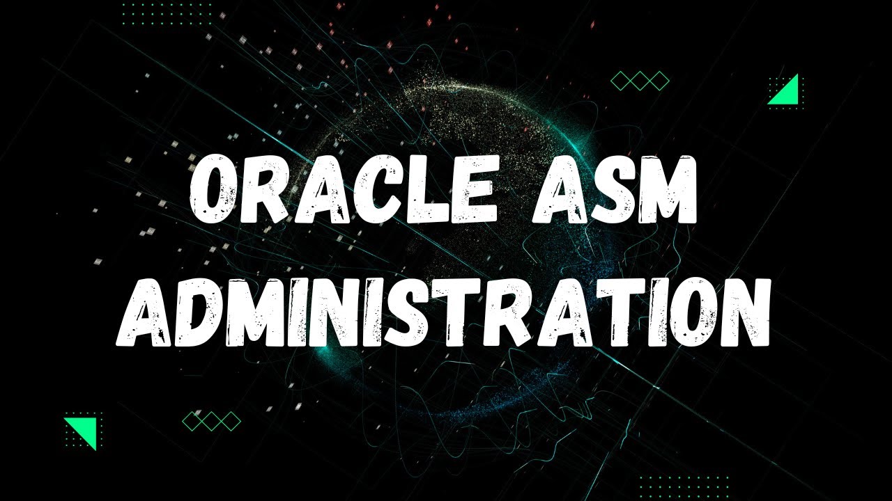 Oracle ASM 관리