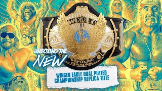 Unboxing the NEW WWE Dual Plated Winged Eagle Championship Replica by WWEshop