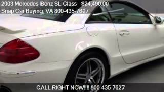 2003 Mercedes-Benz Sl-Cl Sl500 2Dr Convertible For Sale I