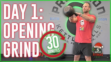 Day 1 | 5 Days Of FitMas | 30 Minute Kettlebell Workout from Home