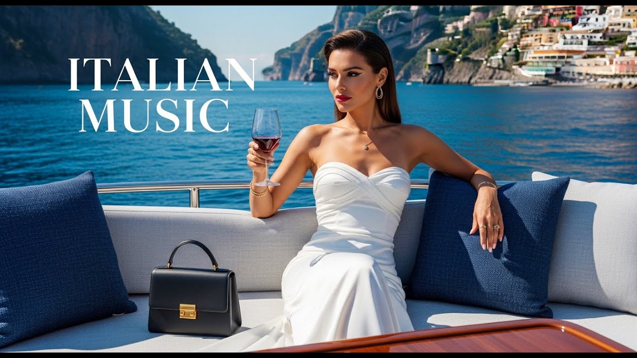 🎶 Italian Vibes & Mediterranean Music 🎶 2+ Hours Lake Como Relaxation & Scenic Amalfi Coast