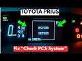 How To Fix "Check PCS System" Warning In Toyota Prius?