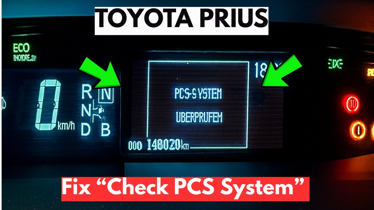 How To Fix "Check PCS System" Warning In Toyota Prius?