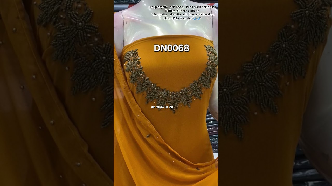 Georgette churidar materials 