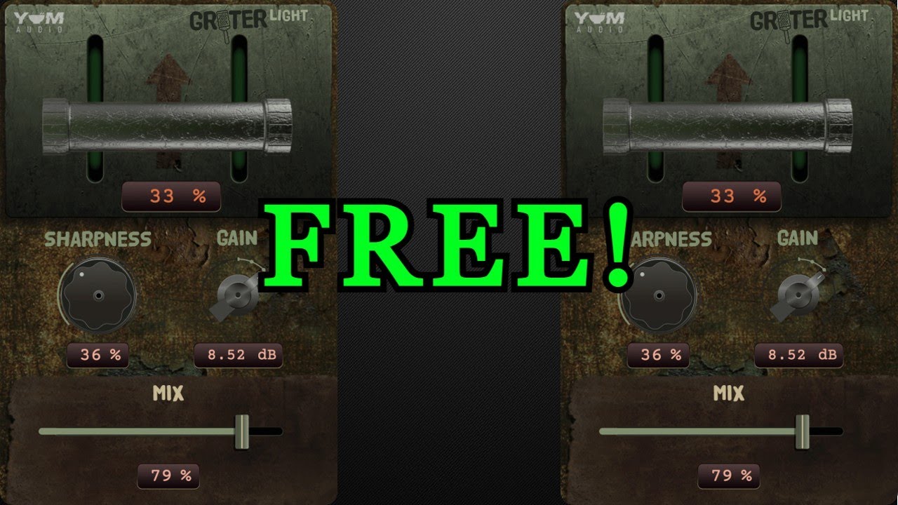 Grater Light FREE (Limited Time) - Over The Top Compressor Vst Plugin by Yum Audio