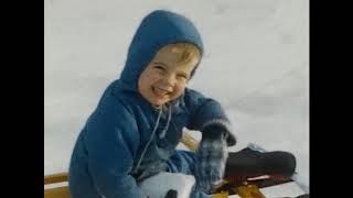 8mm Home Movie Stevie's First Good Snow