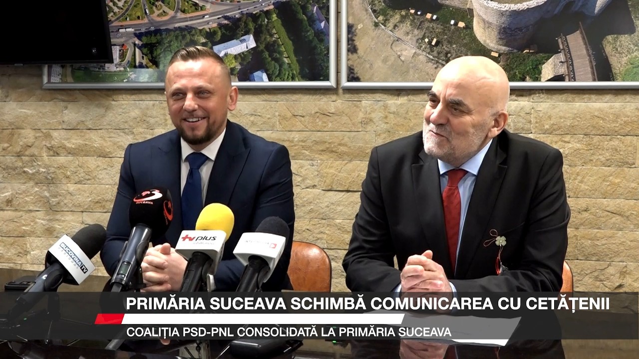 Primăria Suceava schimbă comunicarea cu cetățenii. Coaliția PSD-PNL consolidată la Primăria Suceava