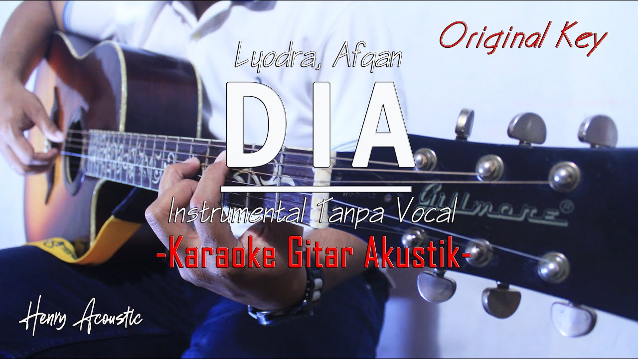 Lyodra, Afgan Ada [Karaoke Gitar Acoustic] HQ AUDIO Original Key