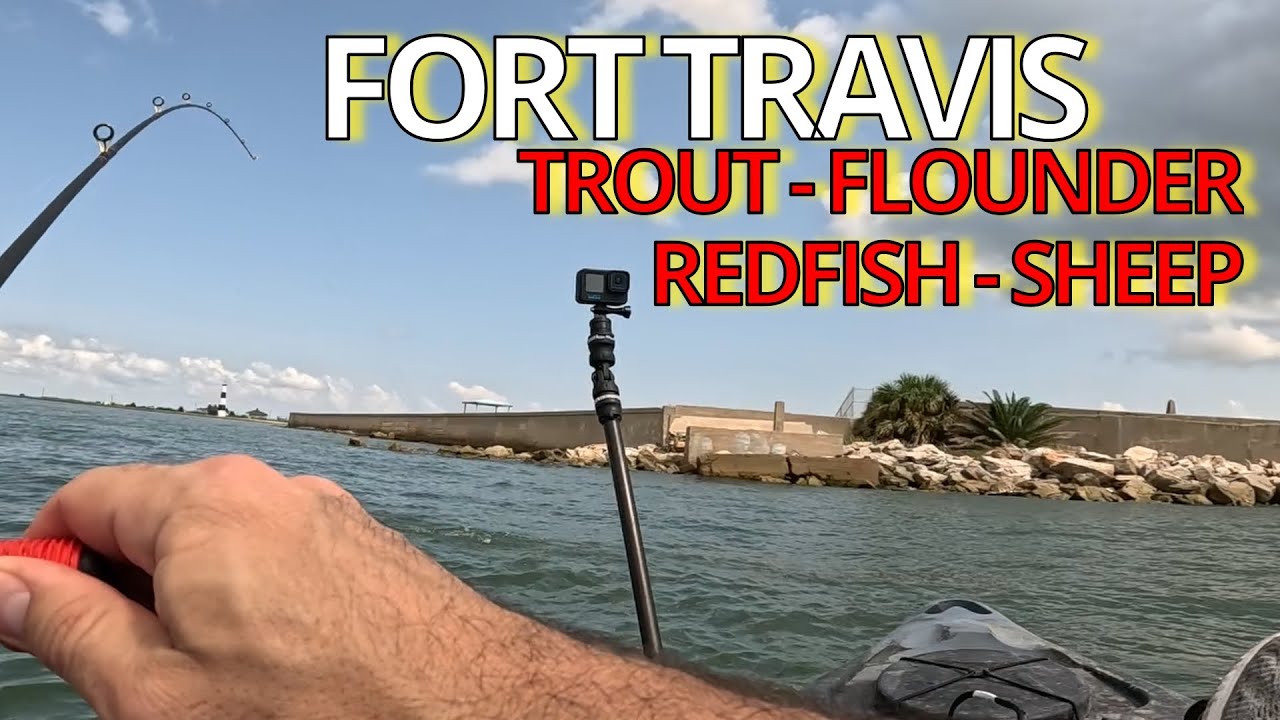 🔥 Fort Travis is On FIRE🔥GRAND SLAM (Catch Cook) While Fishing Galveston's East Bay in GREEN WATER!