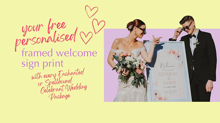 FREE personalised welcome sign