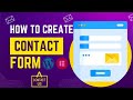 How to Create a Contact Form on Wordpress using Elementor (FREE)